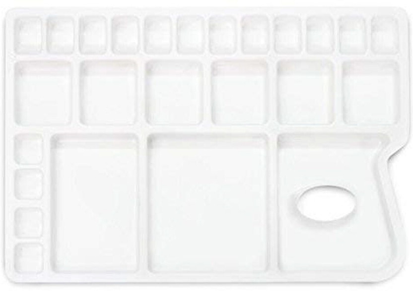 Aston Aston Moulded Plastic 25 Paint Wells Palettes(Set of 1, White) - Flipkart Deal