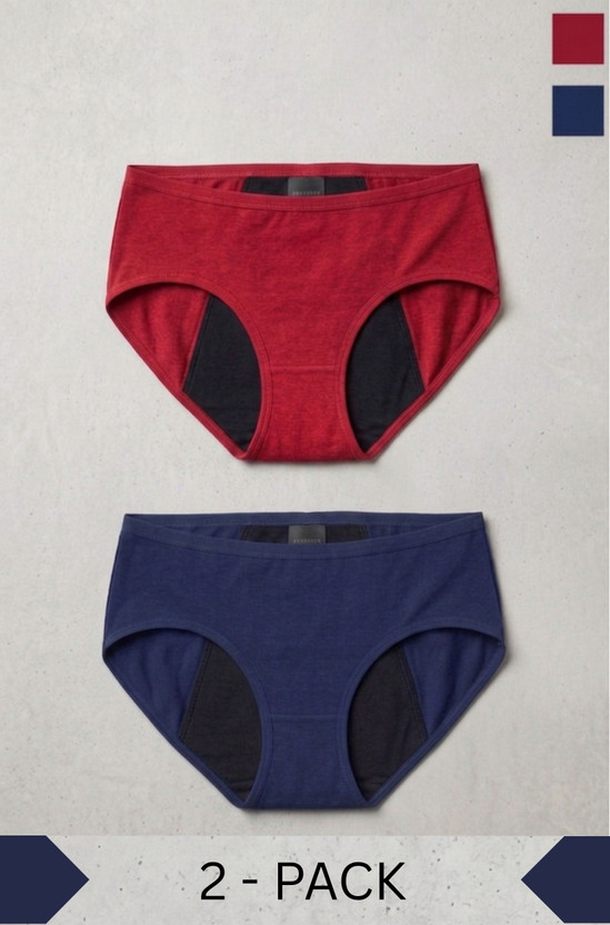 SATNAM SATNAM Women Periods Blue, Red Panty - Flipkart Deal
