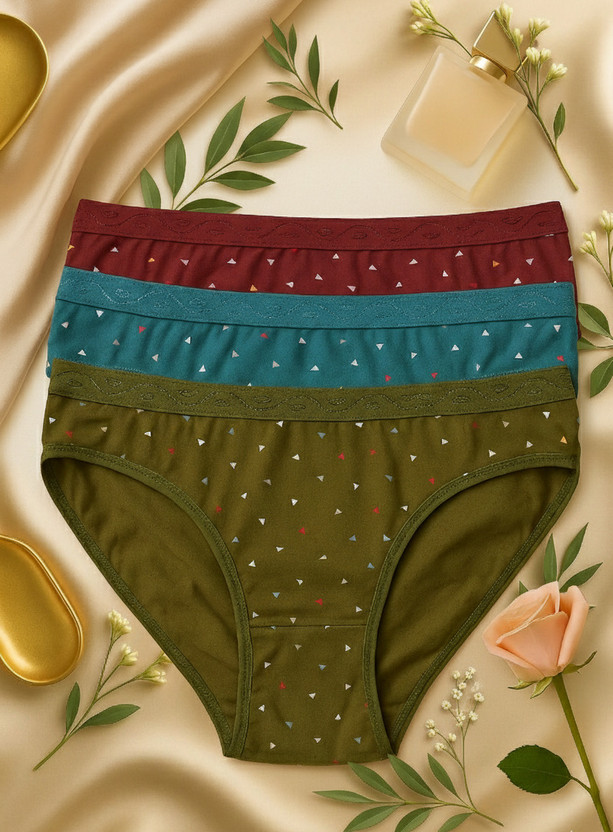 Nakshu Women Hipster Multicolor Panty
