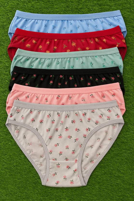 fanmade pack of 6 women hipster multicolor panty