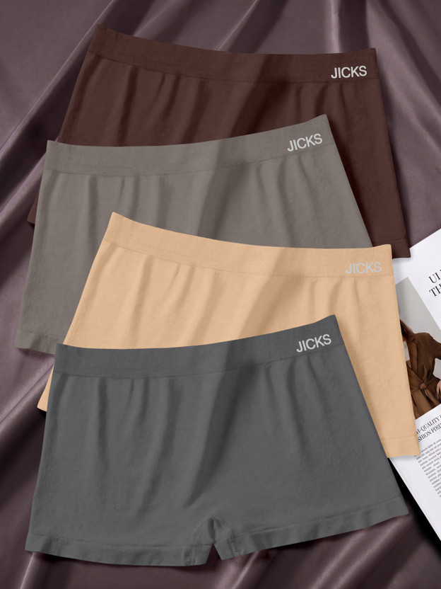 jicks jicks Women Boy Short Multicolor, Beige Panty - Flipkart Deal