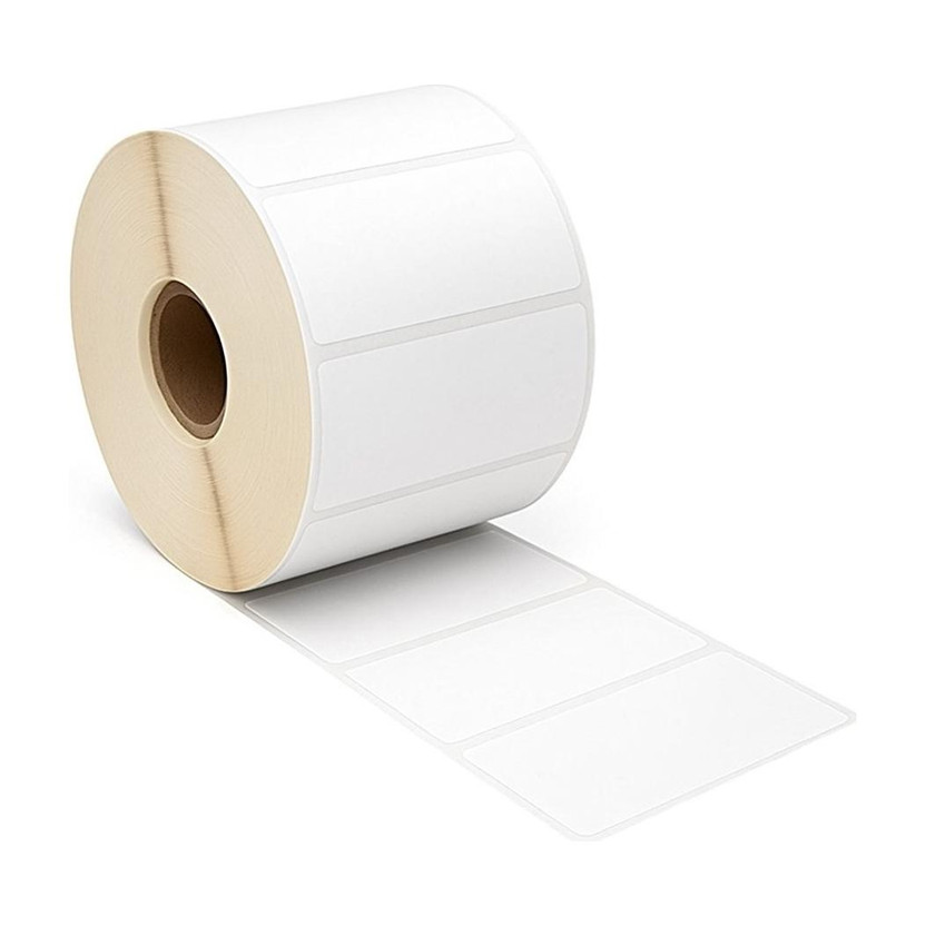 Vishaan 50 X 25 Barcode label - Self Adhesive Paper Label(White)