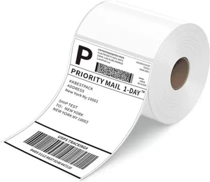 Sankarai 3x5 Inch Direct Thermal Shipping Labels –400 Labels Per Roll PERMANENT Paper Label(White)