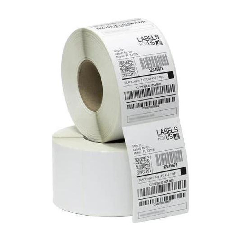 OneTech Direct Thermal Barcode Printing Label Roll 500 labels per roll 5 X 3 Inch Self Adhesive Paper Label(White)