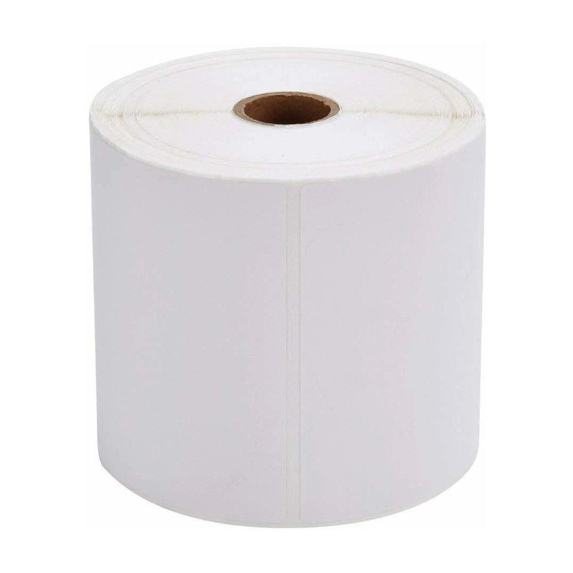 POWERLON 4x6 Direct Thermal Shipping 400 Labels Printer Sticker Roll (White, 4"x 6" ) Pack 1 Paper Label(White)