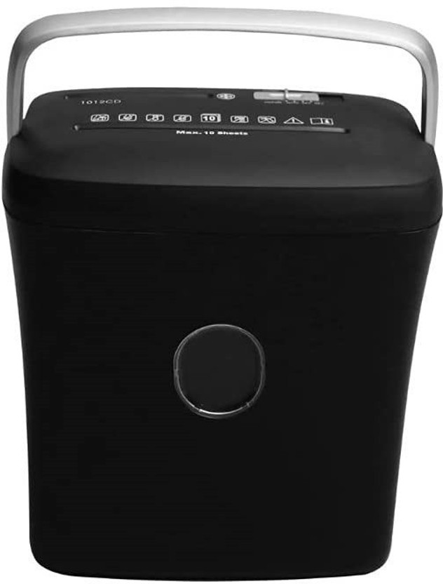 DRMS STORE Cross - Cut Shredder 10 Sheets Cutting 21 LT BIN Capacity Paper Trimmer(10)
