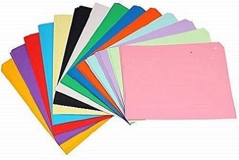 Eclet 90 gsm 100 sheet 10 sheet x 10 neon colour art and