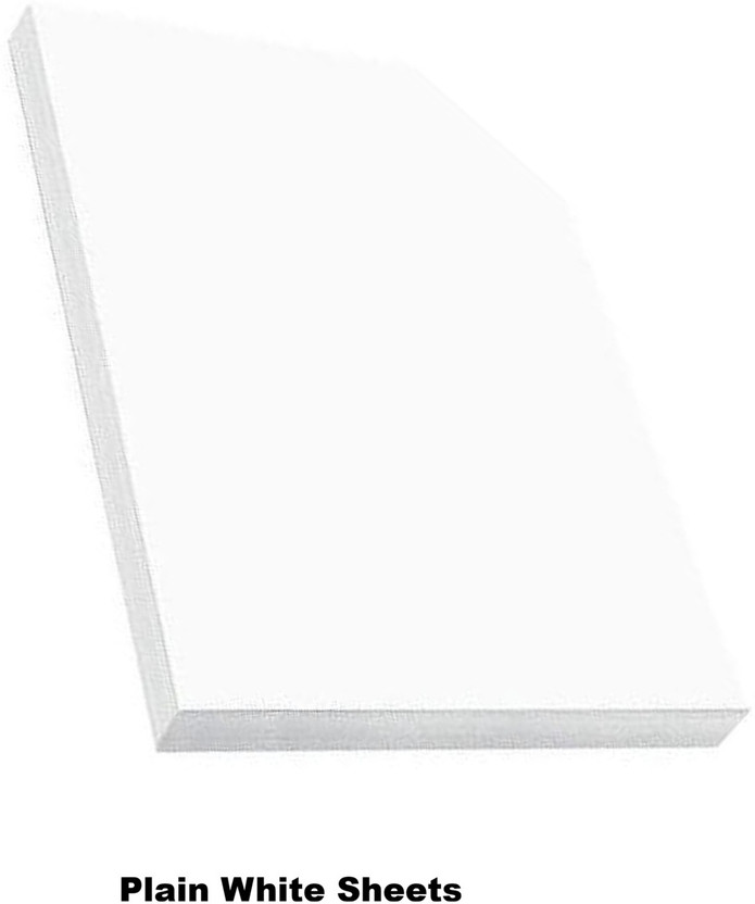 Eclet 80 A4 Size Plain White Sheet 90 GSM Multipurpose Papers/Sheets for Inkjet/Laser/Copier Printing A4 90 gsm A4 paper(Set of 1, White)