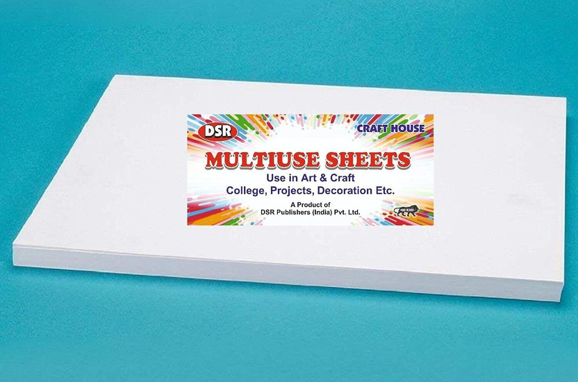 DSR 100 A4 Size Plain White Sheet 90 GSM Multipurpose Papers/Sheets for Inkjet/Laser/Copier Printing (A4) A4 90 gsm Drawing Paper(Set of 100, White)