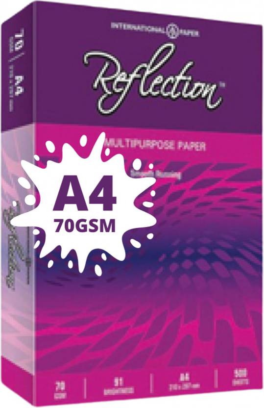 SHREE MAHAVIR PAPER 70 Gsm 500 Sheets Pack Of 5 Copier