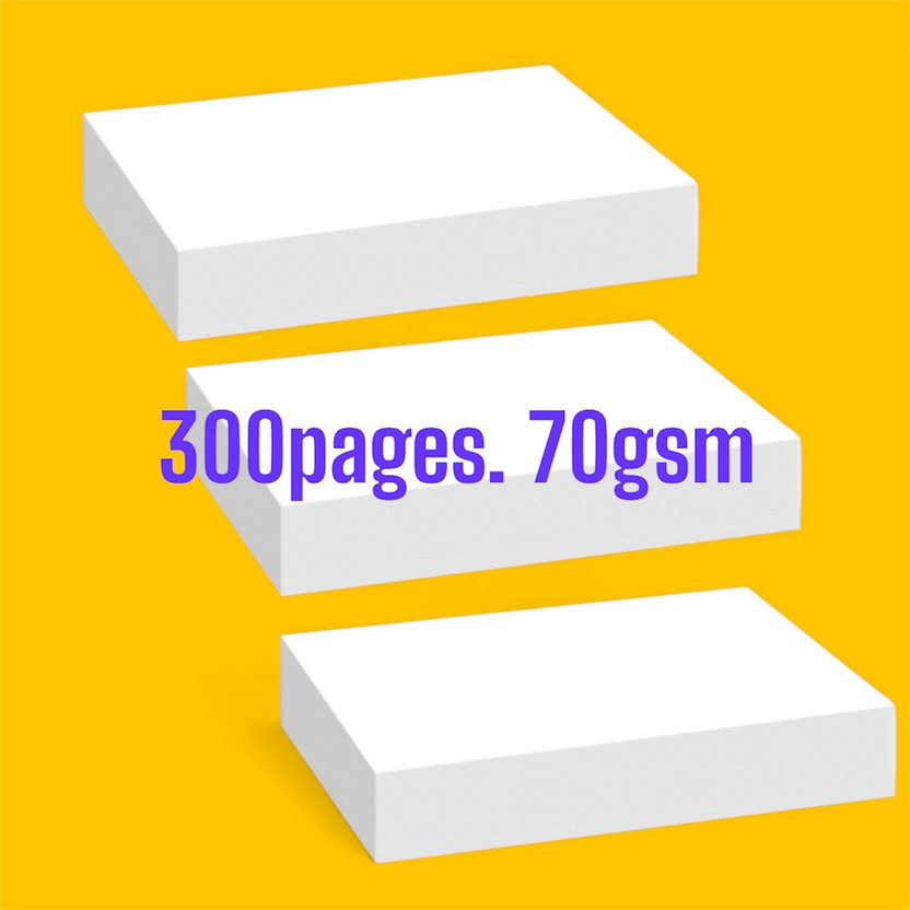 CENTURY multipurpose use printing drawing and school or office work Unruled A4 70 gsm A4 paper(Set of 1, White)