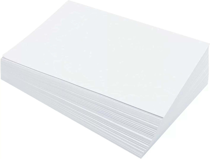 Shopsji A4 High Quality 100 paper for Xerox/Copier inkjet/laser printer sheet Unrulled A4 100 gsm A4 paper(Set of 1, White)