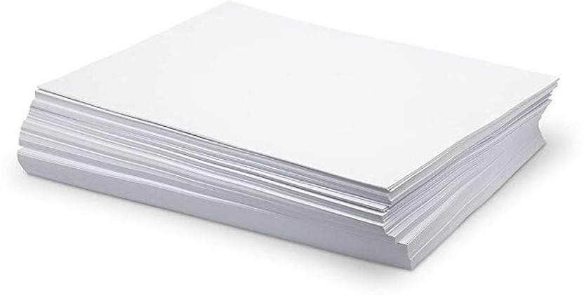 ORRISH A4 size white Sheet Papers For Letter Head Resume Printing Unruled Paper (30L x 21W x 1H) 100 gsm A4 paper(Set of 100, White)