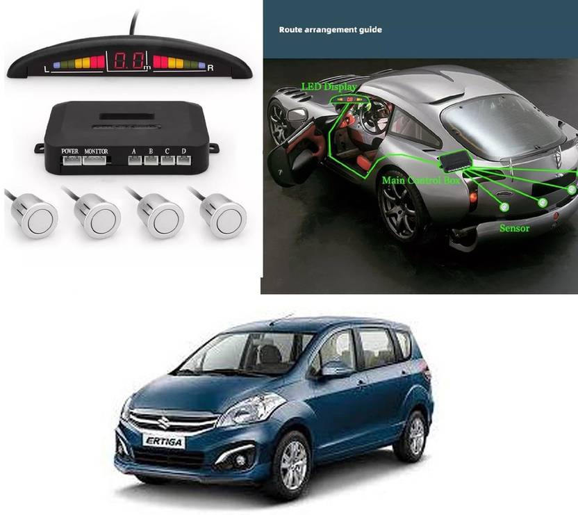 Atoray ATPARCKINGSENSORSILVER161 Buzzer Ultrasonic LED Display