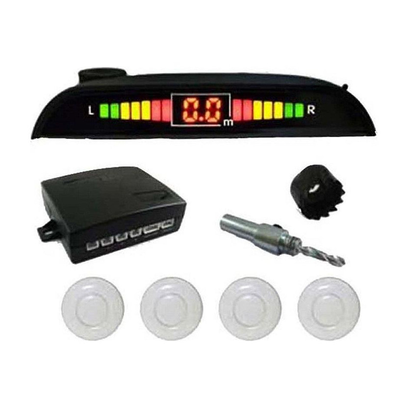 Celix Celix PARKSENS2c14 Car Reverse Parking Sensor with LED Display 200-30cm Range- Silver Parking Sensor(Ultrasonic Systems) - Flipkart Deal