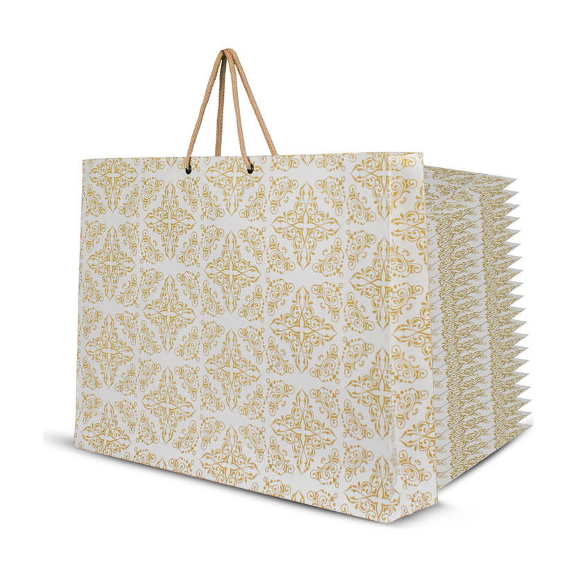 KOSY KOSY Printed Party Bag(White, Pack of 20) - Flipkart Deal