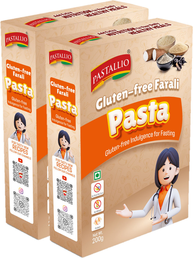 Pastallio GlutenFree Farali Pasta 200g x 2 Penne Pasta(Pack of 2, 400 g)