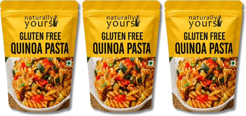 naturally naturally yours Gluten Free Quinoa Pasta 200g (Pack of 3) Fusilli Pasta(Pack of 3, 600 g) - Flipkart Deal