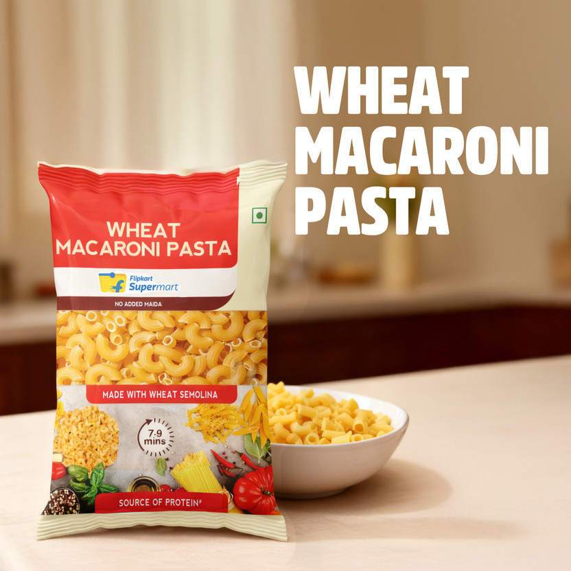 Flipkart Supermart 100% Wheat Semolina Macaroni Pasta(850 g)