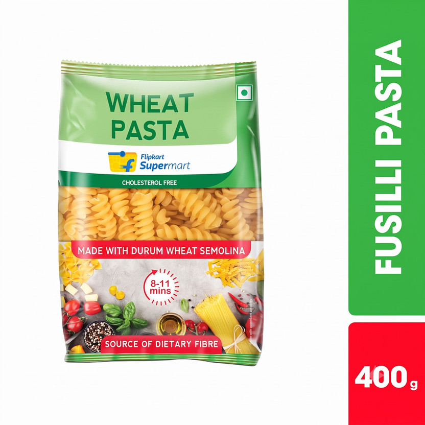 Flipkart Supermart 100% Durum Wheat Semolina Fusilli Pasta(400 g)