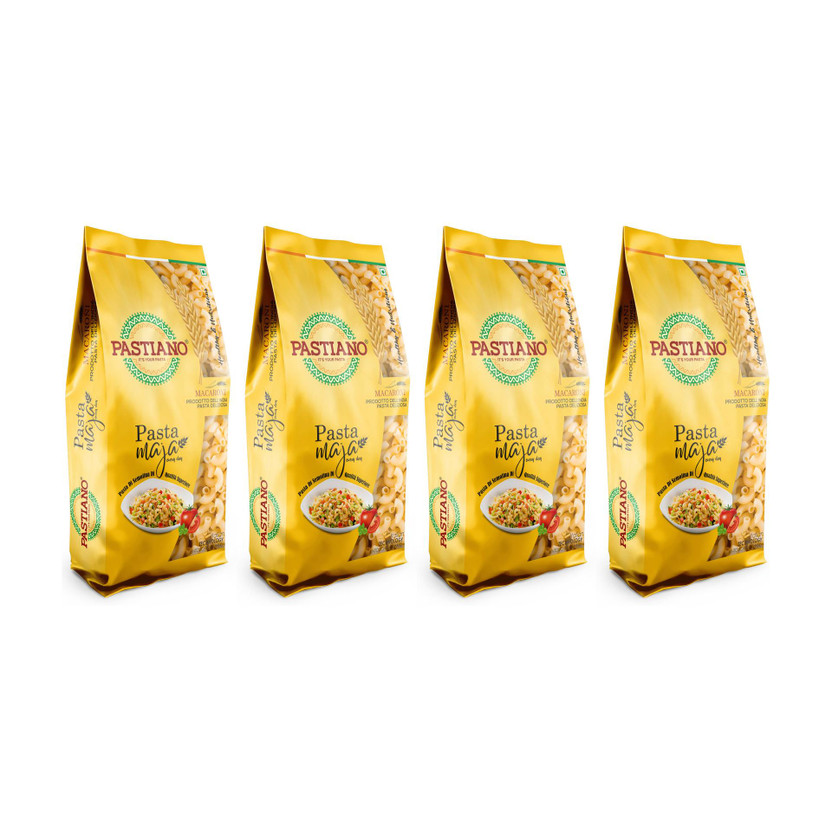 PASTIANO PASTIANO MAJA MACARONI - 500 GMS EACH- PACK OF 4 Macaroni Pasta(Pack of 4, 2 kg) - Flipkart Deal