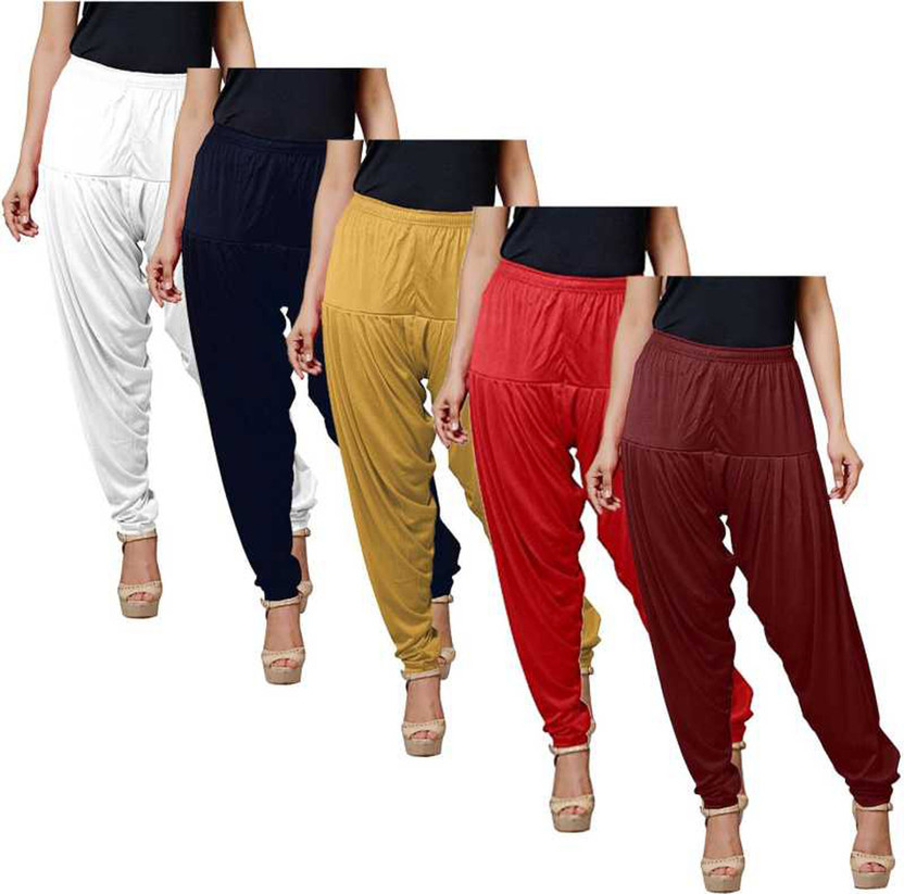 IKHLAS IKHLAS Viscose Rayon Solid Patiala - Flipkart Deal
