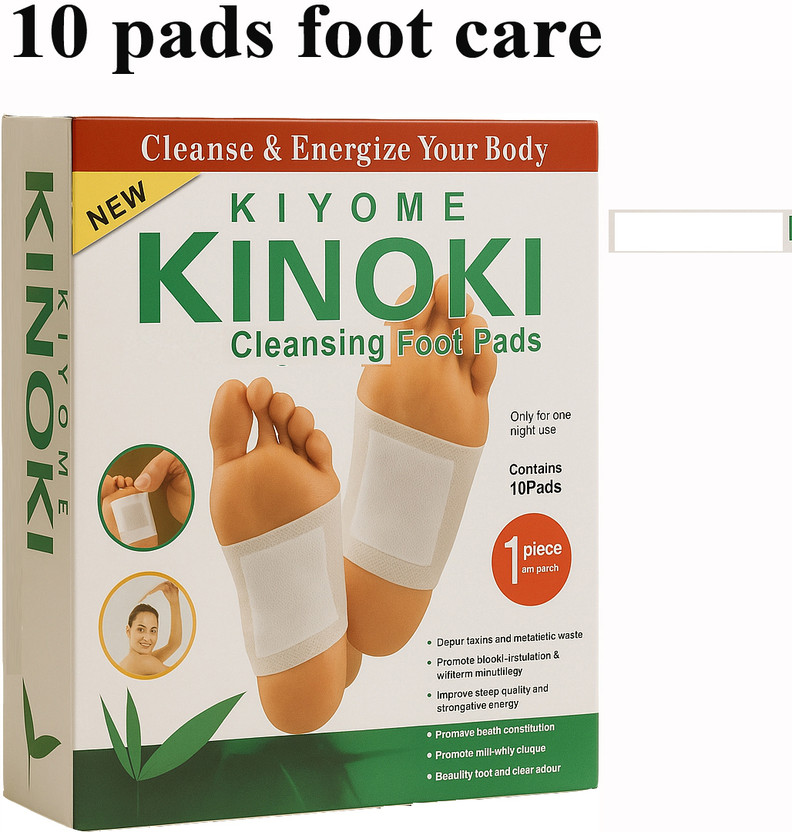 KIYOME KIYOME KINOKI Bamboo Vinegar Foot Pads for Relaxation and Morning Energy Boost(100 g) - Flipkart Deal