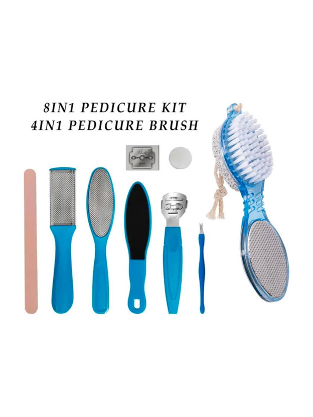 ghorela ghorela Pedicure Tool Kit Brush Ladies Portable Manicure Machine Foot Care 9 in 1(9 ml, Set of 1) - Flipkart Deal