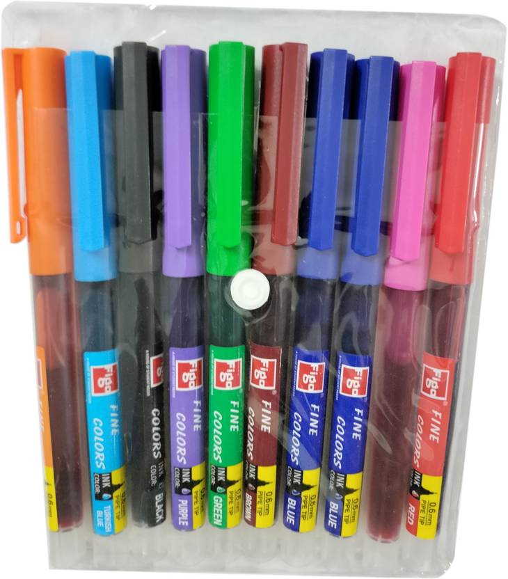 FIGO 10 Vivid Coloured Ink Pen 0.7 Multifunction Pen Buy FIGO 10