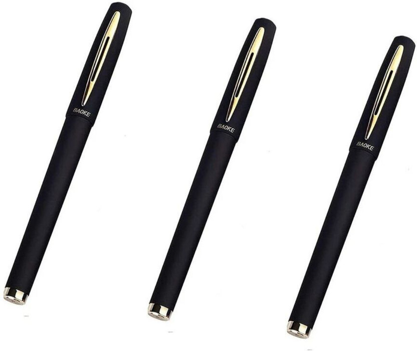 MH varahi Premium Writing Instruments Gel Pen(Pack of 5, Ink Color - Black)