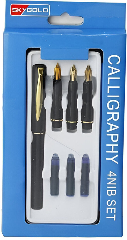 ARTLY Luxury Calligraphy(Pack of 7, Ink Color - Blue)