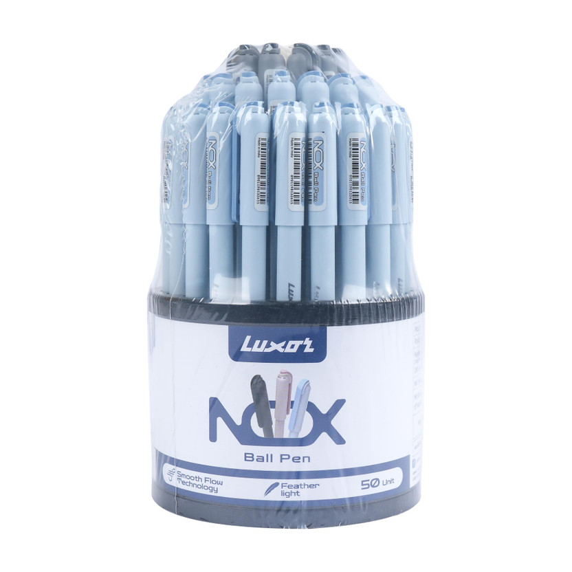 LUXOR LUXOR NOX Assorted Ball Pens | 0.7 mm | Feather-Light | For Home, Office, and School | Ball Pen(Pack of 50, Ink Color - Blue) - Flipkart Deal