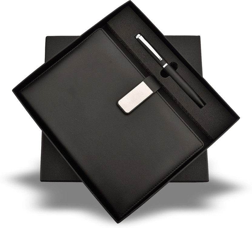 GifMor Premium 9217 Blue - A5 Diary and Pen Gift Set(Pack of 2, Ink Color - Black)