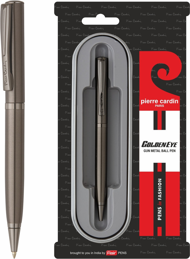 PIERRE CARDIN Golden Eye Gun Metal Ball Pen(Ink Color - Blue)