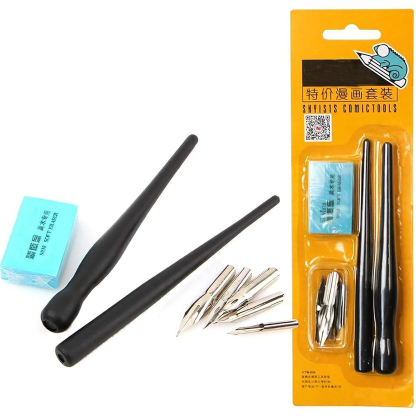 Arrolliant Arrolliant Calligraphy Pen Calligraphy(Pack of 8, Ink Color - Black) - Flipkart Deal