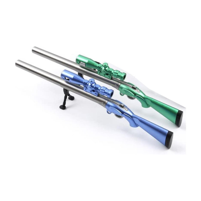 TECHNOCHITRA Machine Gun Shape Pen with LED Light Ball Pen(Pack of 2, Ink Color - Blue)
