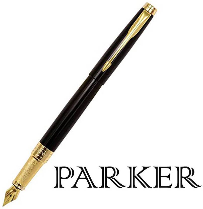 PARKER ASTER LACQUE BLACK GT FOUNTAIN PEN FINE NIB Fountain Pen Buy