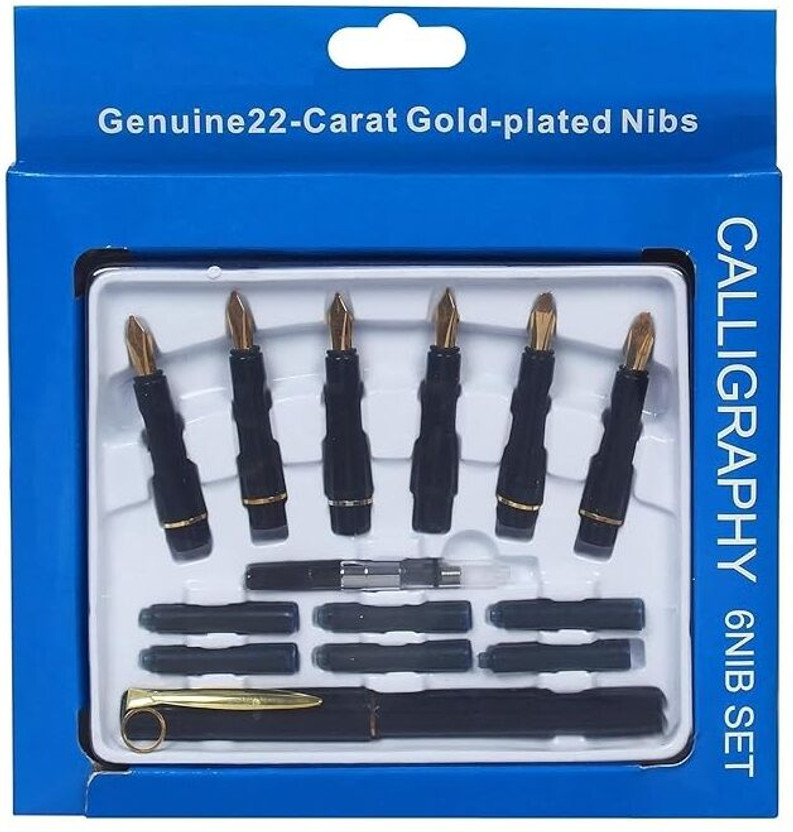 ARTLY Luxury Calligraphy(Pack of 14, Ink Color - Blue)