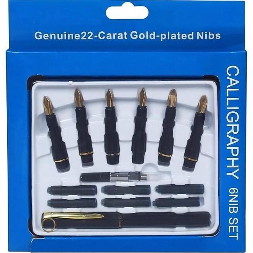 ARTLY ARTLY Luxury Calligraphy(Pack of 14, Ink Color - Blue) - Flipkart Deal