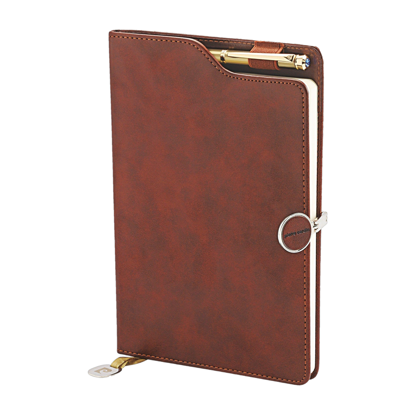 PIERRE CARDIN Elite Gift Set of Pen and Diary(BROWN) Pen Gift Set(Ink Color - Blue)