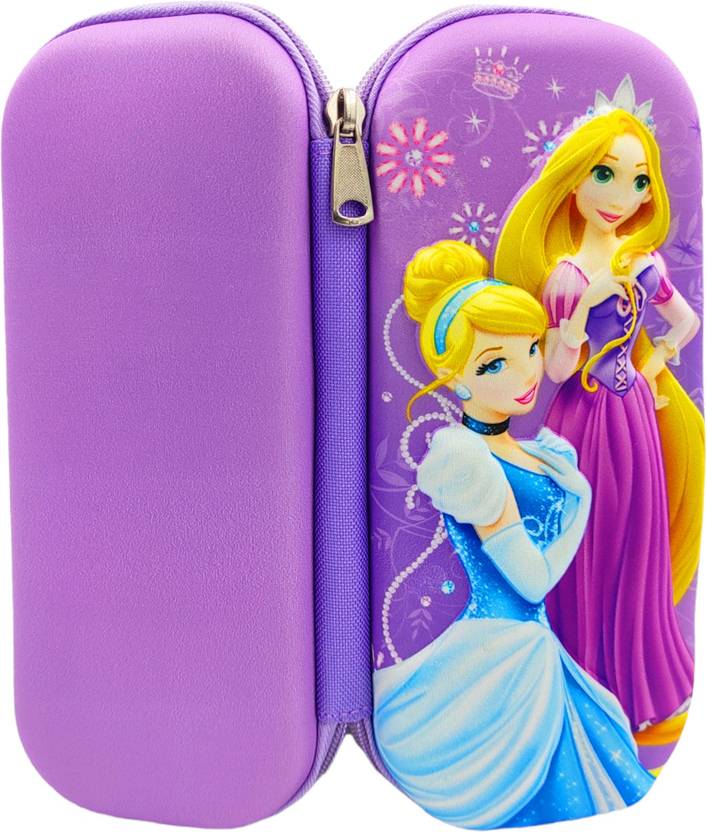 poksi 3D Embossed Disney Princess Pencil Pouch with