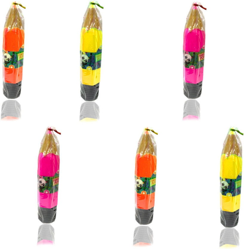 ShubhKraft NA Cartoon Printed Art Plastic Pencil Boxes(Set of 6, Multicolor)