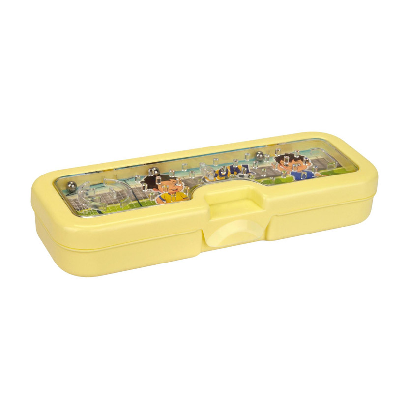 Pratap Goal Keeper Generic Art Polypropylene Pencil Box(Set of 1, Yellow)
