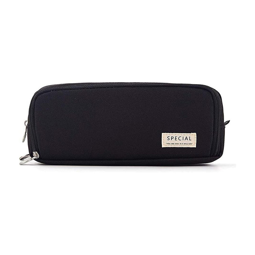ketmart Pencil box_120 1 Art Artificial Leather Pencil Box(Set of 1, Black)