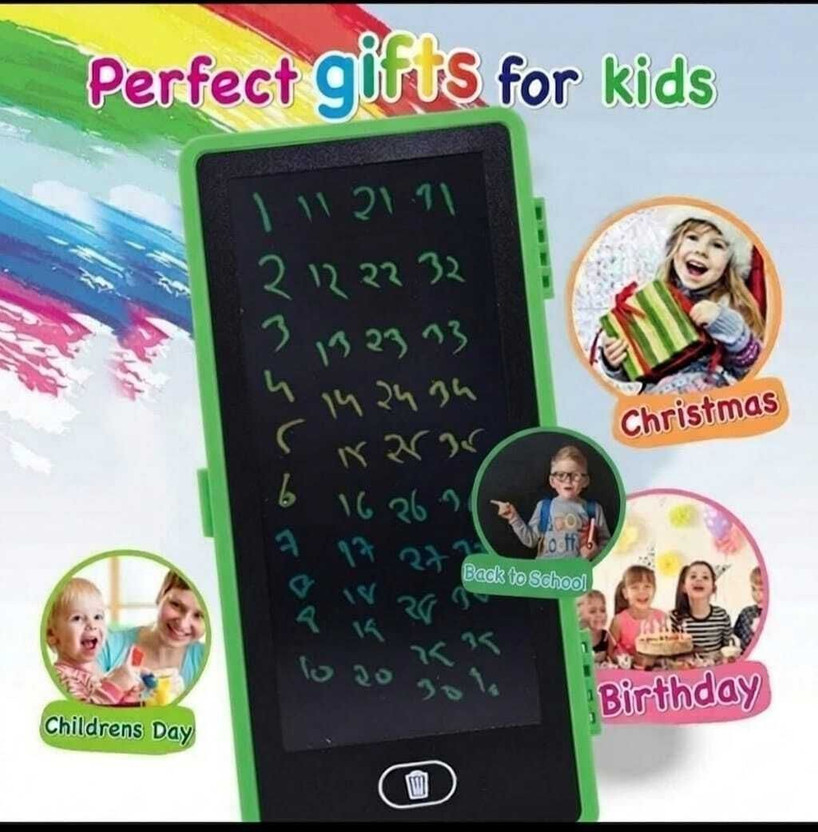 SPREADING SPREADING SMILES INT PVT LTD 2-in-1 LED Pencil Box with LCD Writing Screen & Erase Button | NA Art Plastic Pencil Box(Set of 1, Green) - Flipkart Deal