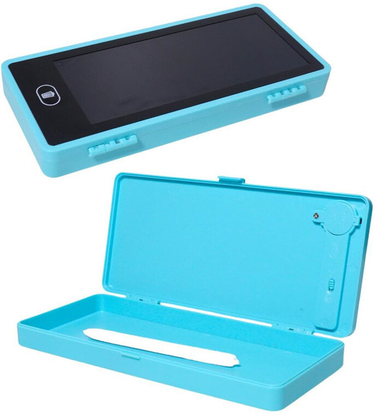 Mynxe LCD Writing Board for Kids Plastic PaperlessNotepad Display Digital Hand Drawing(Blue)