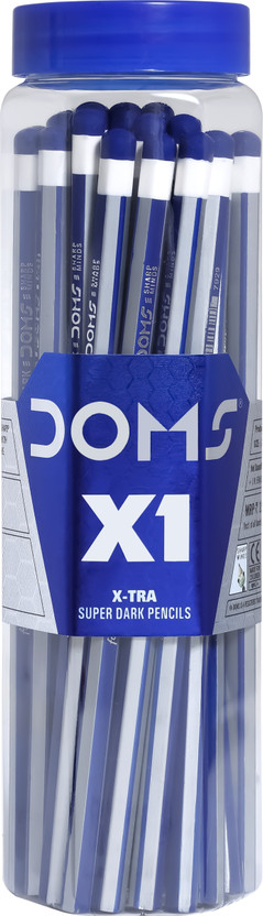 DOMS X1 Jar Of Pencil(Set of 30, Blue)