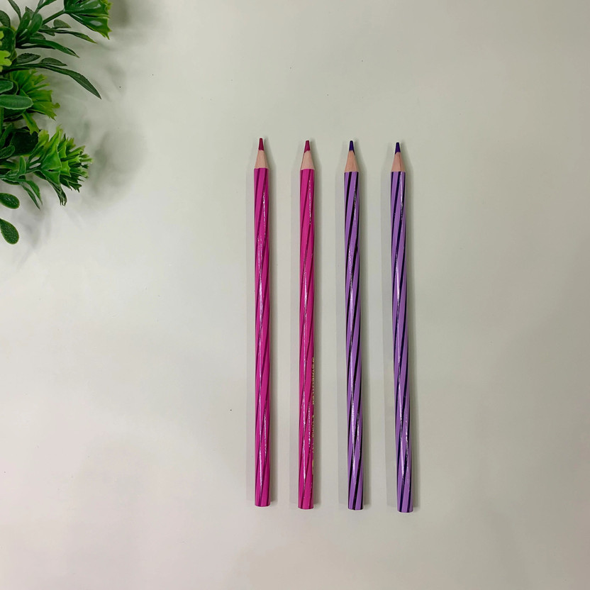 NOZOMI Hematoxylin and Eosin Pencil for Medical Students set of-4 Pencil(Set of 4, Multicolor)
