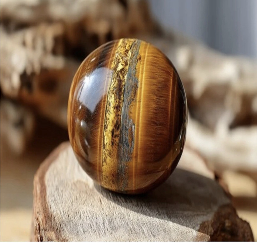 LUPSA1 7.25 Ratti Natural Lab Certifield Tiger Eye Gemstone Stone Pendant