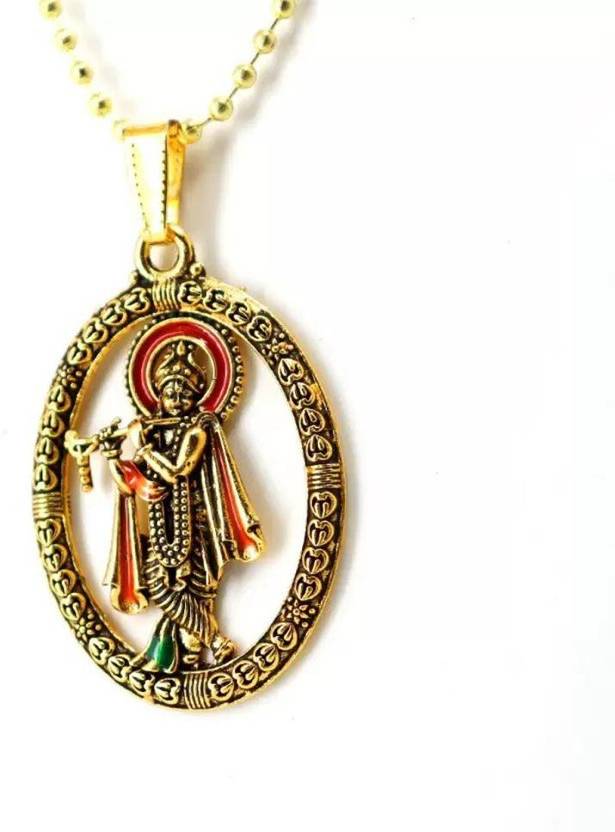 Gold krishna locket price clearance